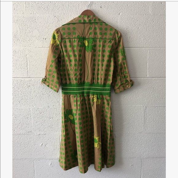 Anthropologie Miss Match Dept. vintage style midi dress sz: Med NWT - Picture 7 of 7